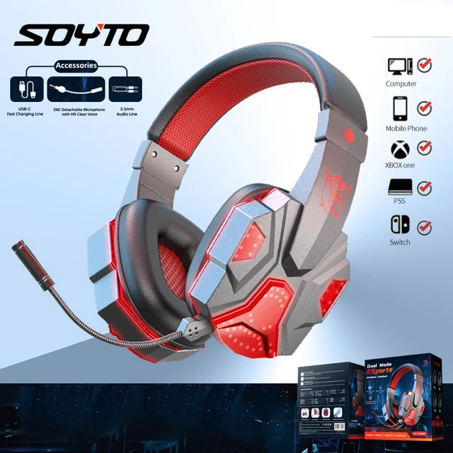 Écouteurs sans fil Bluetooth 5.1 HiFi Gaming Sauna