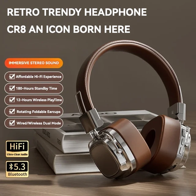 Écouteurs intra-auriculaires rétro sans fil Bluetooth 