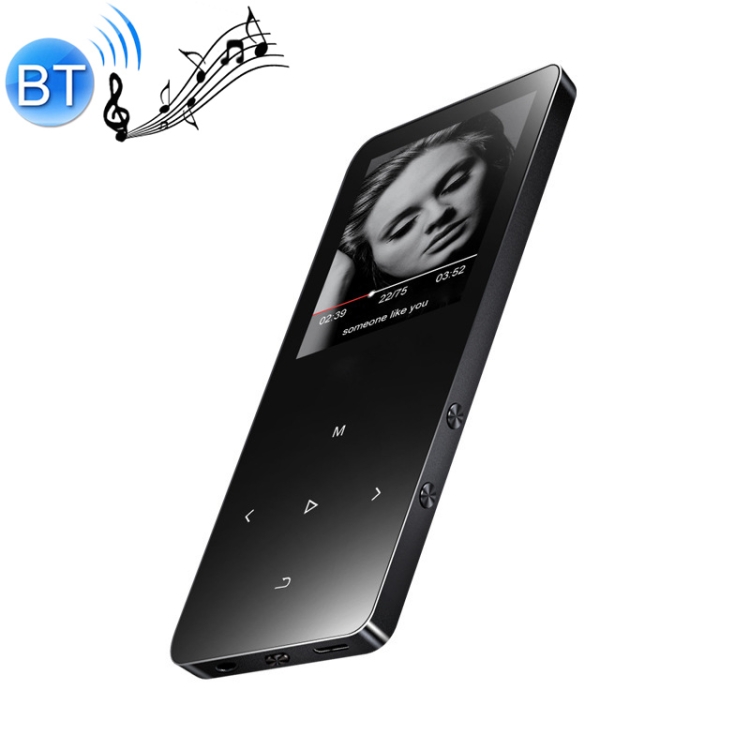 X2 16 Go 1,8 pouces à écran tactile en métal Bluetooth MP3 MP4 Hifi Sound Music Player 