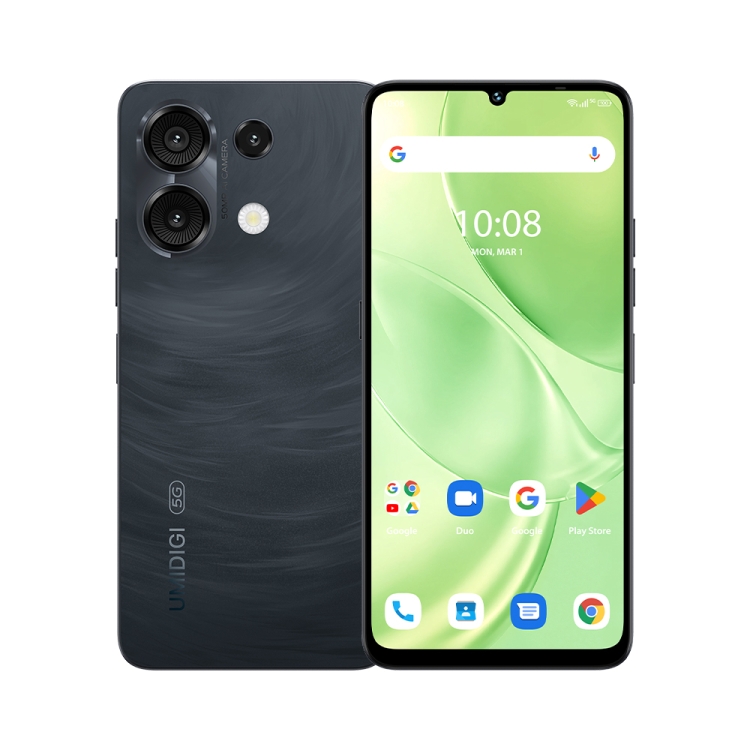 UMIDIGI G9 5G, 6 Go + 128 Go, identification par empreinte digitale latérale et reconnaissance faciale, 6,75 pouces Android 14 UNISOC T765 Octa Core, réseau : 5G