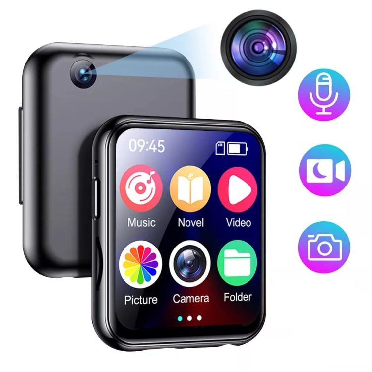 Lecteur MP3 A30 avec appareil photo numérique FHD 720P, Bluetooth 5.4, son sans perte, lecteur Audio hors carte mémoire 