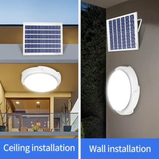 Plafonniers solaires à LED avec télécommande