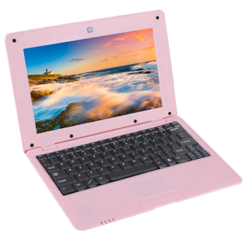 10.1 pouces Netbook PC, 1 Go + 8 Go, TDD-10.1 Android 5.6GHZ ALLWINNER A33 Quad Core 1.6GHz, BT, WiFi, SD, RJ45 (rose)