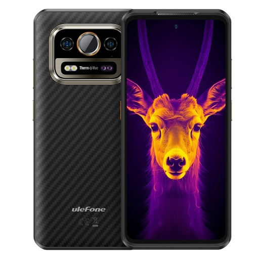 Téléphone robuste Ulefone Armor 25T Pro, 6 Go + 256 Go, imagerie thermique, 6,78 pouces Android 14 MediaTek Dimensity 6300 Octa Core, réseau : 5G, NFC