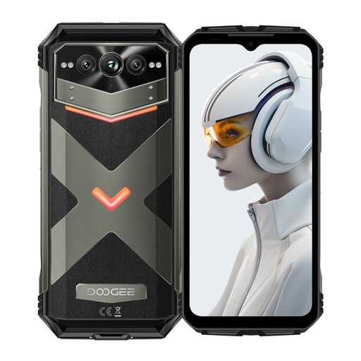 Téléphone robuste DOOGEE Vmax Plus 5G, 16 Go + 512 Go, 6,58 pouces Android 14 MediaTek Dimensity 7050 Octa Core, réseau : 5G, OTG, NFC