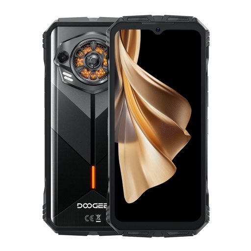  Téléphone robuste DOOGEE S PUNK, 6 Go + 256 Go, 6,58 pouces Android 14 Spreadtrum T606 Octa Core, réseau : 4G, OTG, NFC 