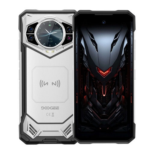 Téléphone robuste DOOGEE S200, 12 Go + 256 Go, lecteur d'empreintes digitales latéral, 6,58 pouces Android 14 Dimensity 7050 Octa Core 2,6 GHz, réseau : 4G, OTG, NFC