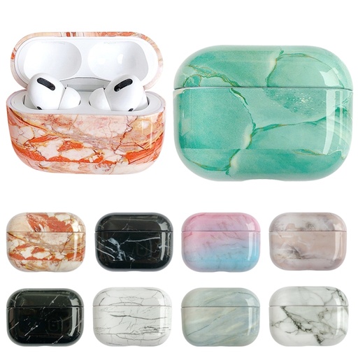  étui de protection pour écouteurs sans fil à motif marbre AirPods Pro 2
